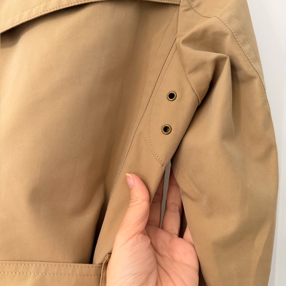 Burberry's Crombrook iconic beige mid-length trench coat size 8UK/S - Picture 8 of 16